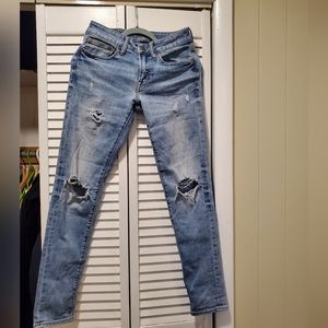 American Eagle Skinny ripped distressed jeans  28x32